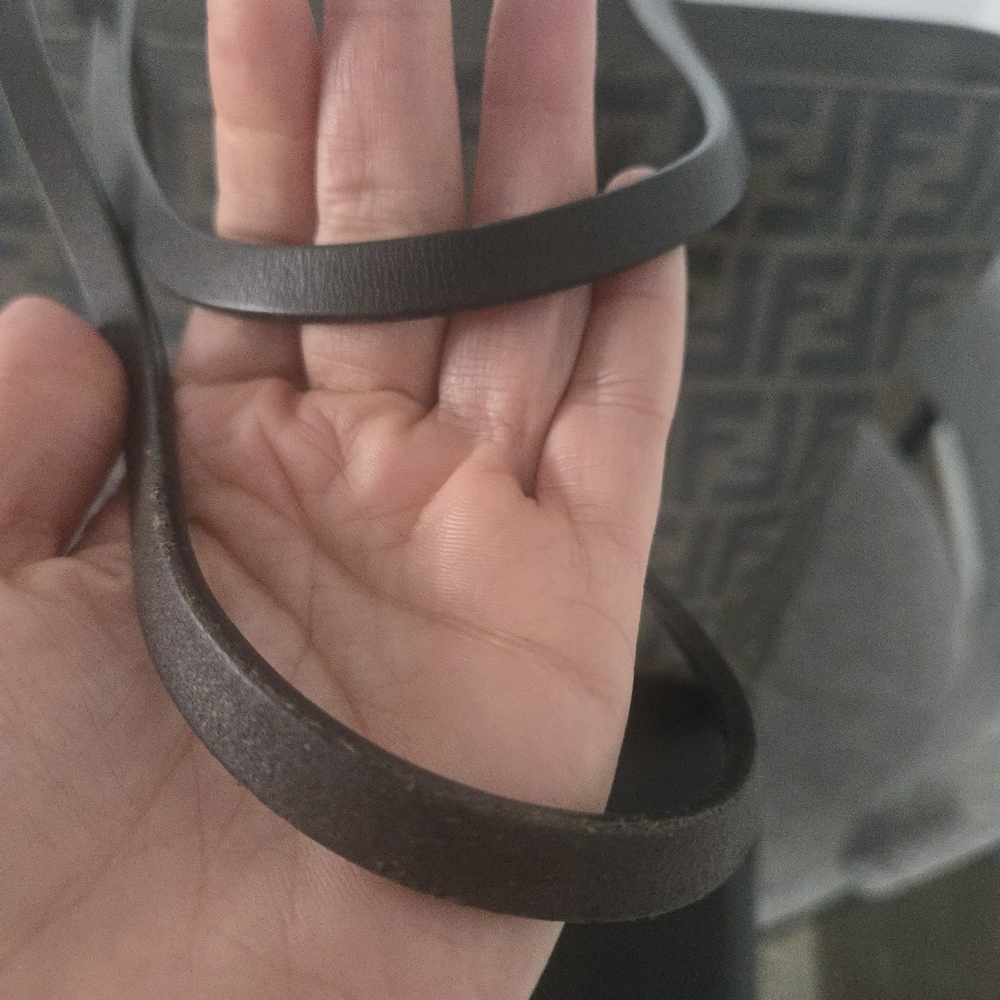 Fendi Zucca Print Brown Zippered Tote And Wallet Set Excellent Used Condition - Picture 4 of 17